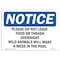 Signmission OSHA Notice, 5" Height, Please Do Not Leave Food Or Trash Overnight Sign, 7" X 5", Landscape OS-NS-D-57-L-17396 - alternate 1